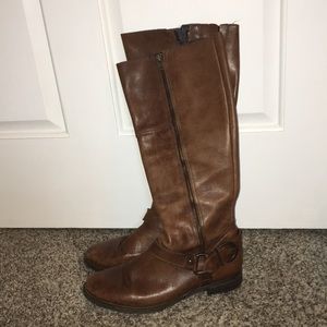 Aldo Real Brown Leather Boots